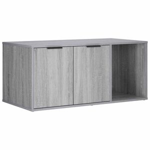 vidaXL N&aacute;bytok pre mačky Siv&yacute; Sonoma 100 x 49 x 45 cm Kompozitn&eacute; drevo