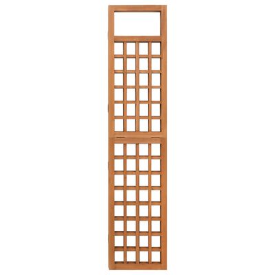 vidaXL 3-panelový paraván/mriežka masívne jedľové drevo 121x180,5 cm