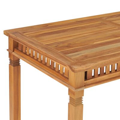 vidaXL Záhradný jedálenský stôl 120x65x80 cm tíkový masív