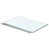 vidaXL Poličky 2 ks panel z priehľadn&eacute;ho skla 40x20 cm