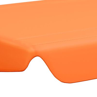vidaXL Náhradná strieška na hojdačku, oranžová 150/130x105/70 cm