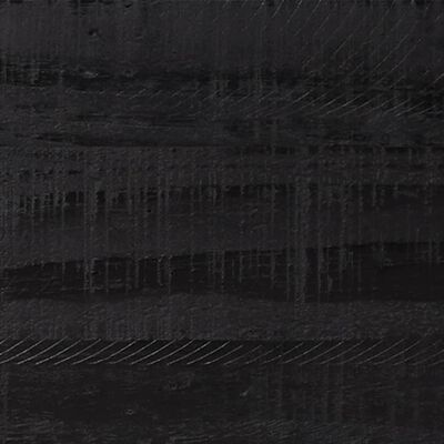 vidaXL Komoda, čierna 110x35x70 cm, borovicový masív