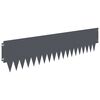 vidaXL Obrubn&iacute;k tr&aacute;vnika 20 pcs 103 x 25 cm kov Antracitov&aacute;