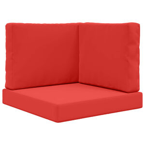 vidaXL Vank&uacute;&scaron; na vonkaj&scaron;iu pohovku Polyester Červen&aacute; 60 x 60 cm