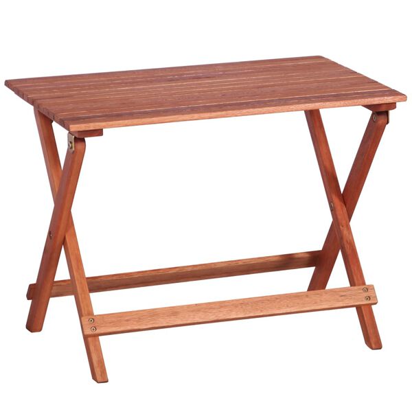 vidaXL 4-dielna detská vonkajšia jedálenská súprava, eukalyptový masív