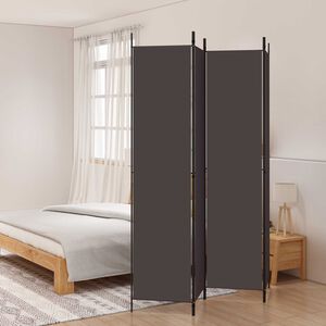 vidaXL 4-panelov&yacute; parav&aacute;n hned&yacute; 200x220 cm l&aacute;tkov&yacute;