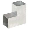 vidaXL Tr&aacute;mov&aacute; spojka v tvare L 101x101 mm pozinkovan&yacute; kov