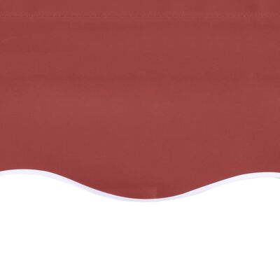 vidaXL Náhradná látka na markízu burgundská červená 6x3,5 m