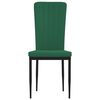 vidaXL jedálenské stoličky 4 ks tmavozelené zamatové