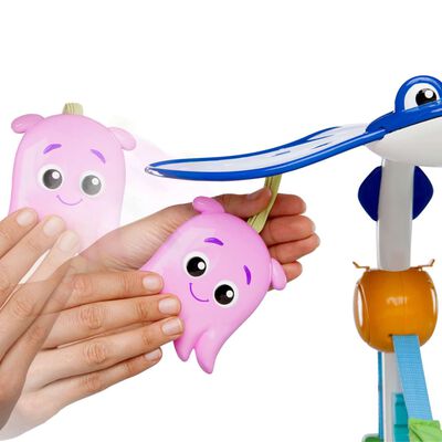 Disney Baby Detské hopsadlo s morským motívom a interaktívnymi hračkami "Finding Nemo", modré, K60701