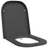 vidaXL WC sedadlo Antracit 47,5 x 35 x 3,6 cm Duroplast
