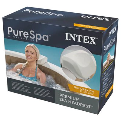 Intex Premium PureSpa opierka hlavy biela 28x23x17 cm pena