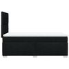 vidaXL Boxspring posteľ s matracom čierna 100x200 cm l&aacute;tka