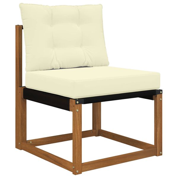 vidaXL Vank&uacute;&scaron; na vonkaj&scaron;iu pohovku 2 pcs Kr&eacute;mov&aacute; Polyester