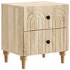 vidaXL Nočn&yacute; stol&iacute;k Dub sonoma 43 x 34,5 x 48 cm Kompozitn&eacute; drevo