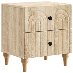 vidaXL Nočn&yacute; stol&iacute;k Dub sonoma 43 x 34,5 x 48 cm Kompozitn&eacute; drevo