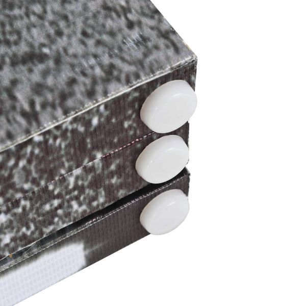 vidaXL Skladací paraván, 200x170 cm, potlač Londýna, čierno-biely