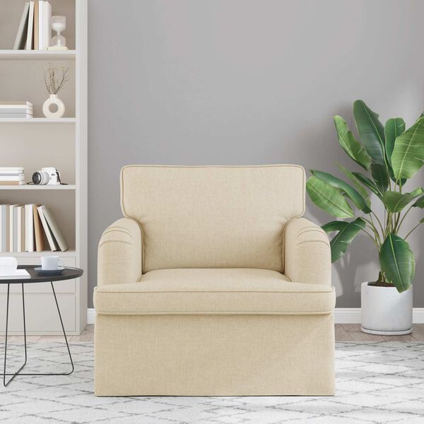 vidaXL Pohovka 60cm Kr&eacute;mov&aacute; Kov