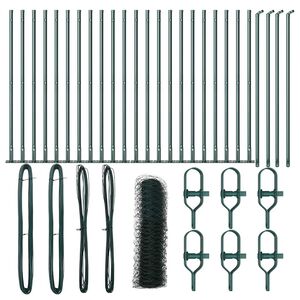 vidaXL Stĺp na plot. Zelen&aacute;