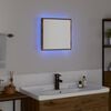 vidaXL Zrkadlo do kúpeľne s LED Remeselný dub 40 x 37 x 8.5 cm