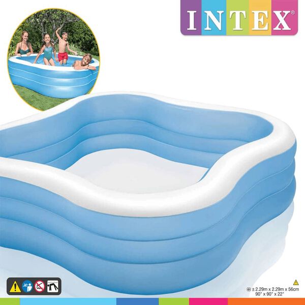 Intex Swim Center Bazén Beach Wave 229x229x56 cm 57495NP