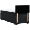 vidaXL Posteľn&yacute; r&aacute;m boxspring s matracom čierny 90x190 cm zamat