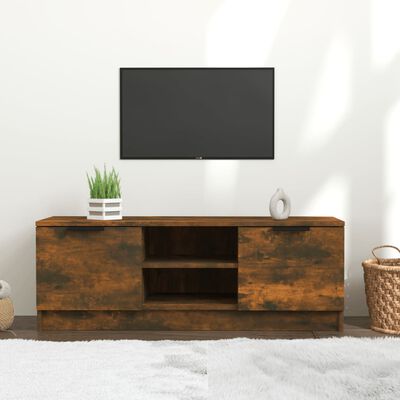 vidaXL TV skrinka, tmavý dub 102x35x36,5 cm, kompozitné drevo