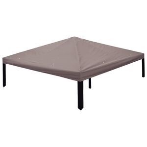 vidaXL Z&aacute;hradn&yacute; alt&aacute;nkov&yacute; kryt 300 x 300 cm Sivohned&aacute; Polyester a oceľ