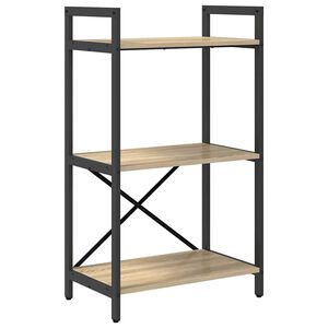 vidaXL Reg&aacute;l na knihy 3 &uacute;rovn&iacute; 56 x 34 x 96 cm Kompozitn&eacute; drevo