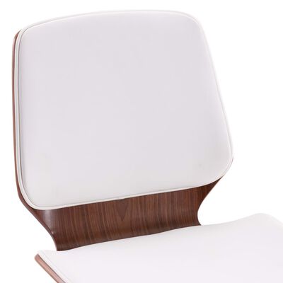 vidaXL Jedálenské stoličky 6 ks biele umelá koža