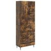 vidaXL Sada skr&iacute;ň 2 ks 66 x 34,5 x 90 cm Kompozitn&eacute; drevo Dymov&yacute; dub