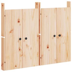vidaXL Vonkaj&scaron;ie kuchynsk&eacute; dvierka MEPPEL 2 ks 50x9x82 cm mas&iacute;vna borovica