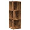 vidaXL Rohov&aacute; skrinka Old Wood 33x33x100 cm Engineered Wood