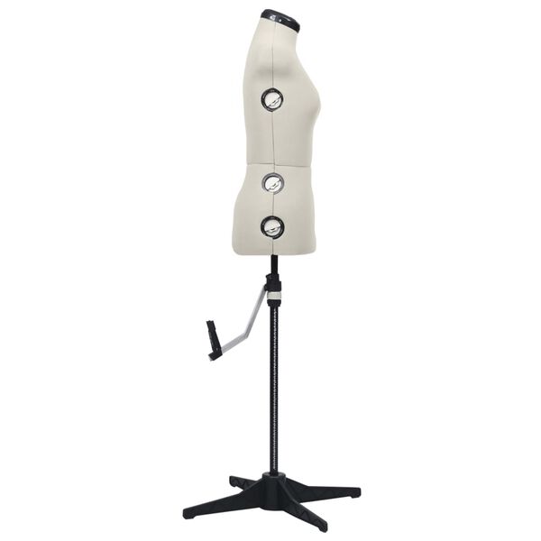 vidaXL Nastaviteľn&aacute; figur&iacute;na na &scaron;aty pre ženy kr&eacute;mov&aacute; veľkosť S 33-40