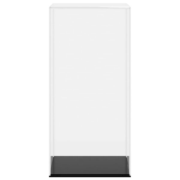 vidaXL Vitrína priehľadná 17x12x25 cm akryl