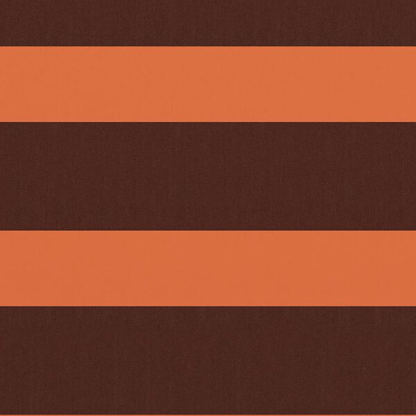 vidaXL Balk&oacute;nov&aacute; mark&iacute;za, oranžov&aacute; a hned&aacute; 120x500 cm, oxfordsk&aacute; l&aacute;tka