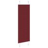 vidaXL plisovaná roleta Bordeaux červená 40x150 cm Šírka látky 39,4 cm