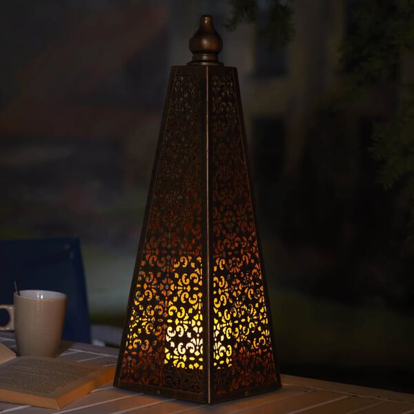 Luxform Lighting LED svetlo na bat&eacute;rie Pyramid 45 cm meden&eacute;