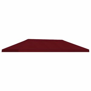 vidaXL Kryt na alt&aacute;nkov&uacute; strechu 6 x 3 m V&iacute;novo červen&aacute; Polyester 190