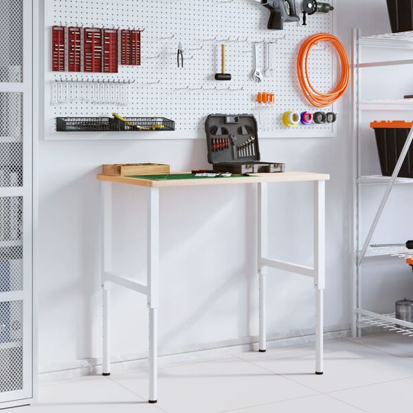 vidaXL Pracovn&yacute; st&ocirc;l 100x60x(71,5-98) cm bukov&yacute; mas&iacute;v obdĺžnik