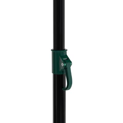 vidaXL Rybársky slnečník zelený 220x193 cm