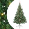vidaXL Umel&yacute; predsvieten&yacute; vianočn&yacute; stromček Zelen&aacute; 240 cm PVC