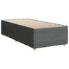 vidaXL Boxspring posteľ s matracom tmavosiv&aacute; 90x190 cm l&aacute;tka