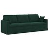vidaXL Pohovka Tmavozelen&aacute; 228 x 78 x 80 cm Zamat