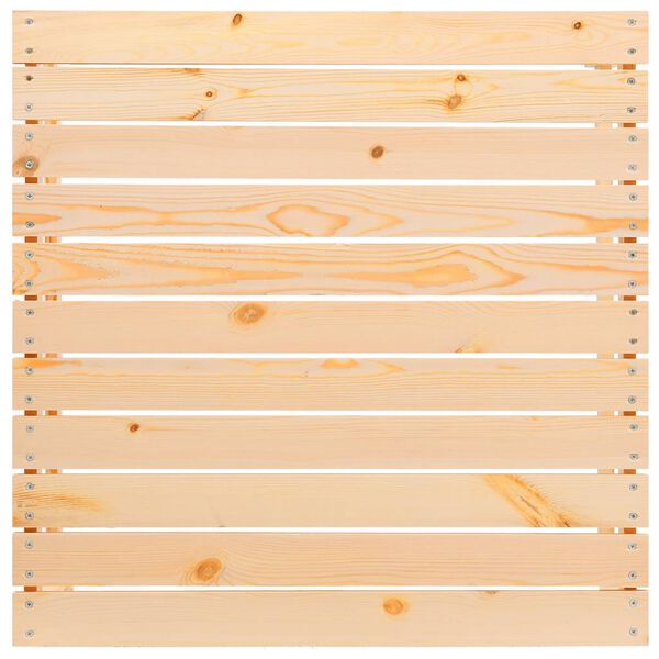 vidaXL Z&aacute;hradn&aacute; podnožka s podložkou, borovicov&yacute; mas&iacute;v