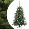 vidaXL Umel&yacute; vianočn&yacute; stromček s vianočn&yacute;mi guľami 120 cm 150 LED
