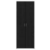 vidaXL Highboard Čierny dub 70 x 42.5 x 185 cm Kompozitn&eacute; drevo