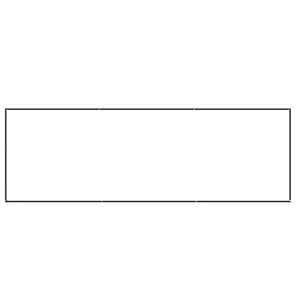 vidaXL Koterec pre psy čierny 3 m² oceľ