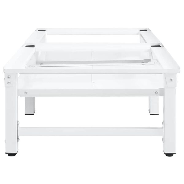 vidaXL Dvojit&yacute; podstavec pod pr&aacute;čku a su&scaron;ičku s vyťahovac&iacute;mi policami