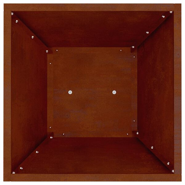 vidaXL Stĺpov&yacute; kvetin&aacute;č 2 pcs Strieborn&aacute; 35 x 35 x 73 cm